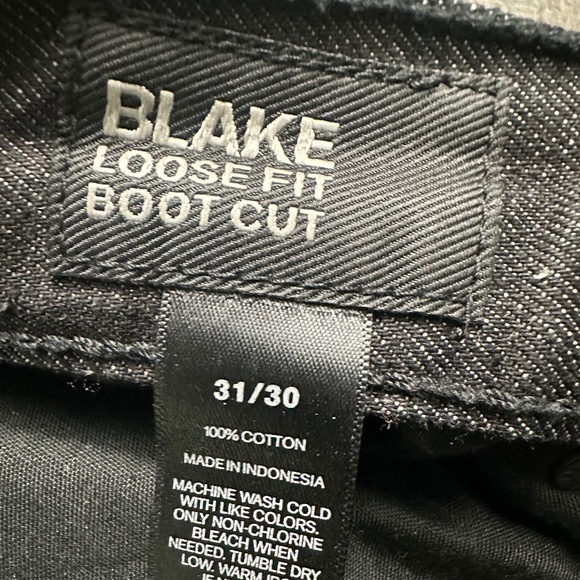 Express men’s black boot cut jeans - Picture 6 of 14